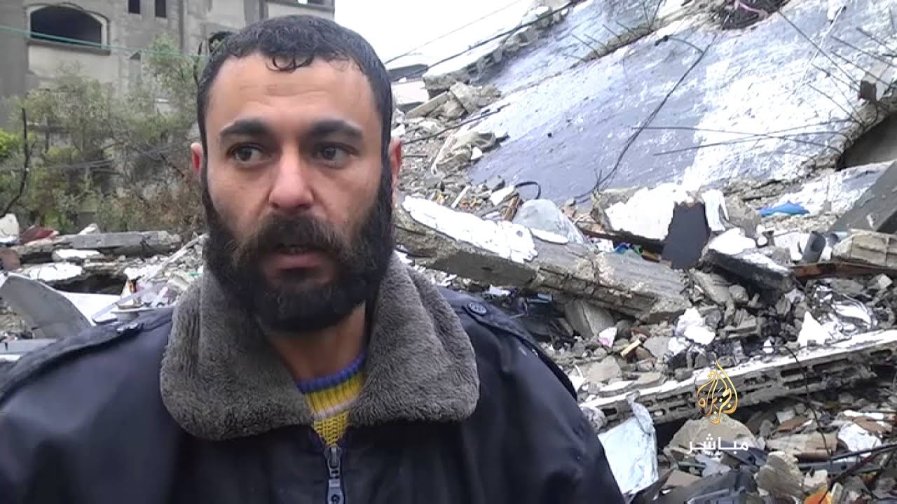 أوضاع أصحاب المنازل المدمرة وسط غزة