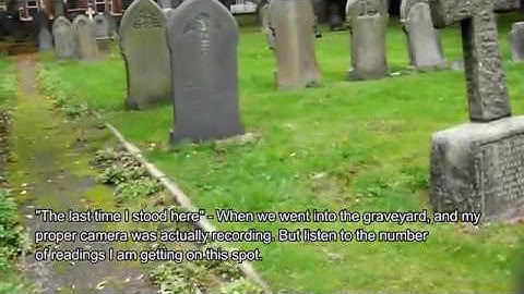 Ghost Hunter M2 At Graveyard - Whisper Caught on Video?