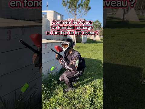 Comment les Joueur De Paintball rechargent ? #paintball #starkhpaintball #speedball #humour