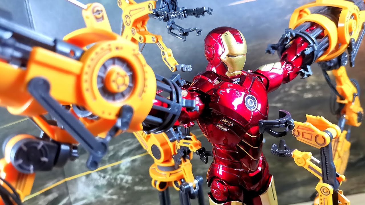 アメコミ IRON MAN MARK IV SUIT-UP GANTRY 1/10 ZD TOYS IRON MAN MARK 4 WITH SUIT-UP GANTRY 1/10 SCALE