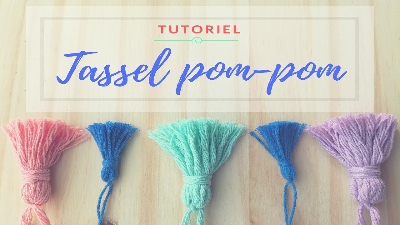 How to Attach Pom Poms & Tassels