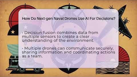 How Do Next-gen Naval Drones Use AI For Decisions? - Ocean Watchmen
