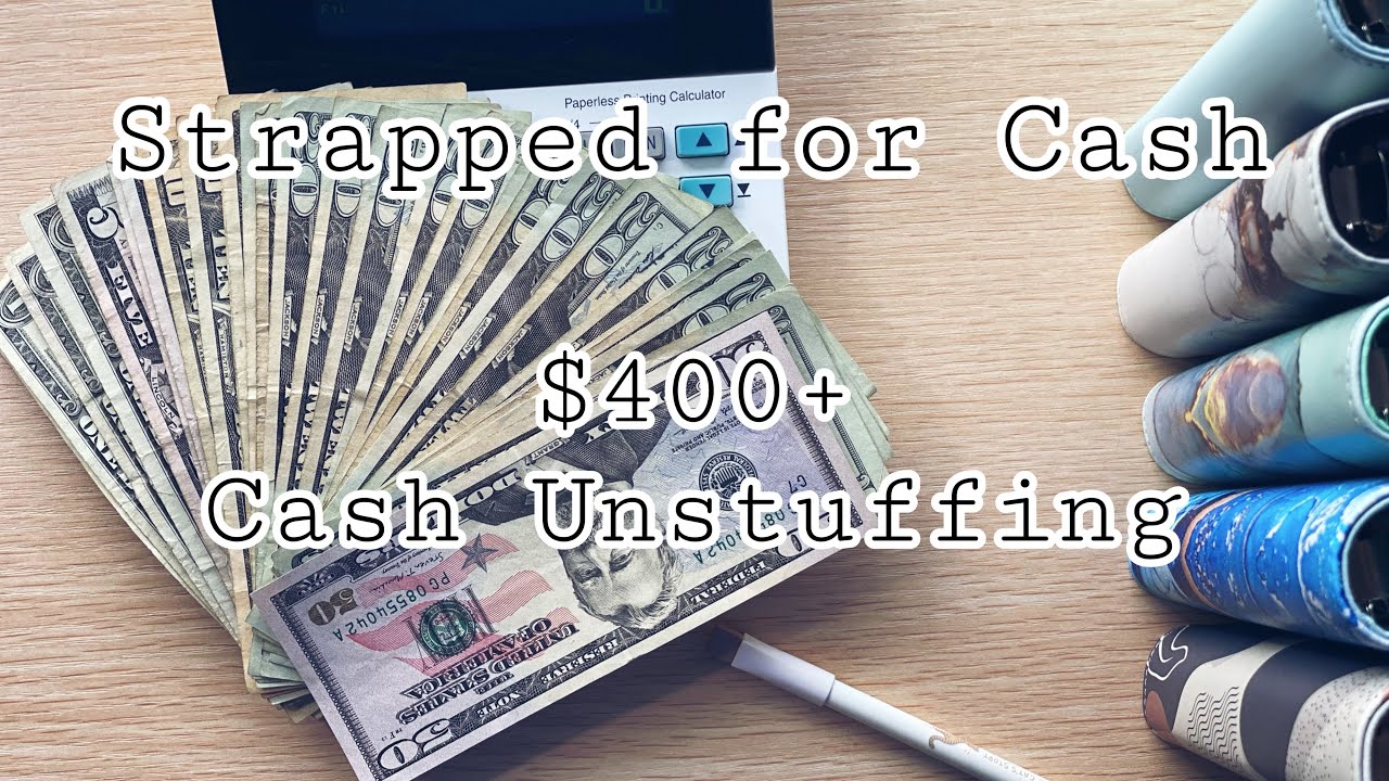 Cash Unstuffing! || $400+ Back to Bank - YouTube
