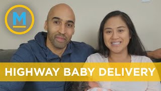 Ontario couple gives birth to baby on side of highway, captures it on video | Your Morning