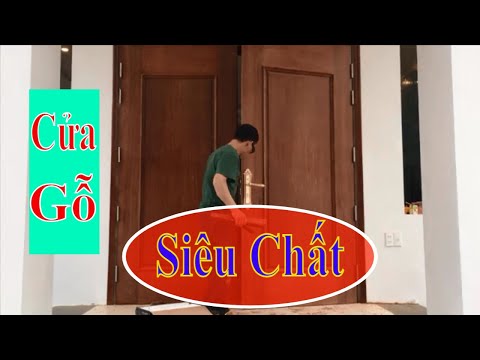 Amazing Woodworking Skills Of Carpenter // Mẫu cửa gỗ 2 cánh gỗ lim 2021