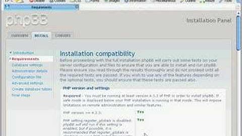 phpBB3 Installeren, deel 3
