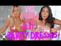 WE FOUND THE BEST PARTY DRESSES!!! | HOUSE OF CB | Sophia and Cinzia | ad