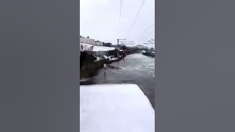 Seapoint Railway Station Flooded