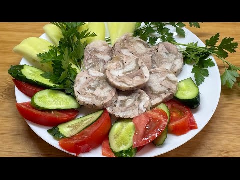 Мясной Рулет из свиной РУЛЬКИ