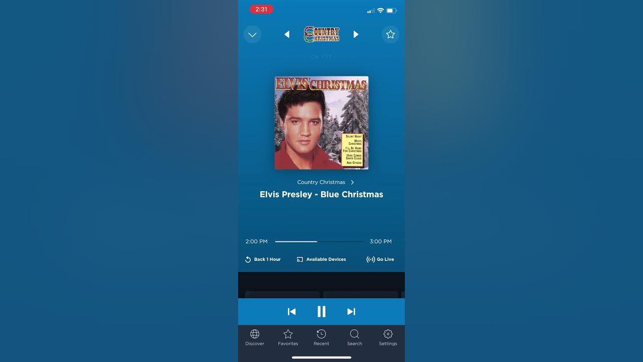 SiriusXM already launched their Christmas stations YouTube