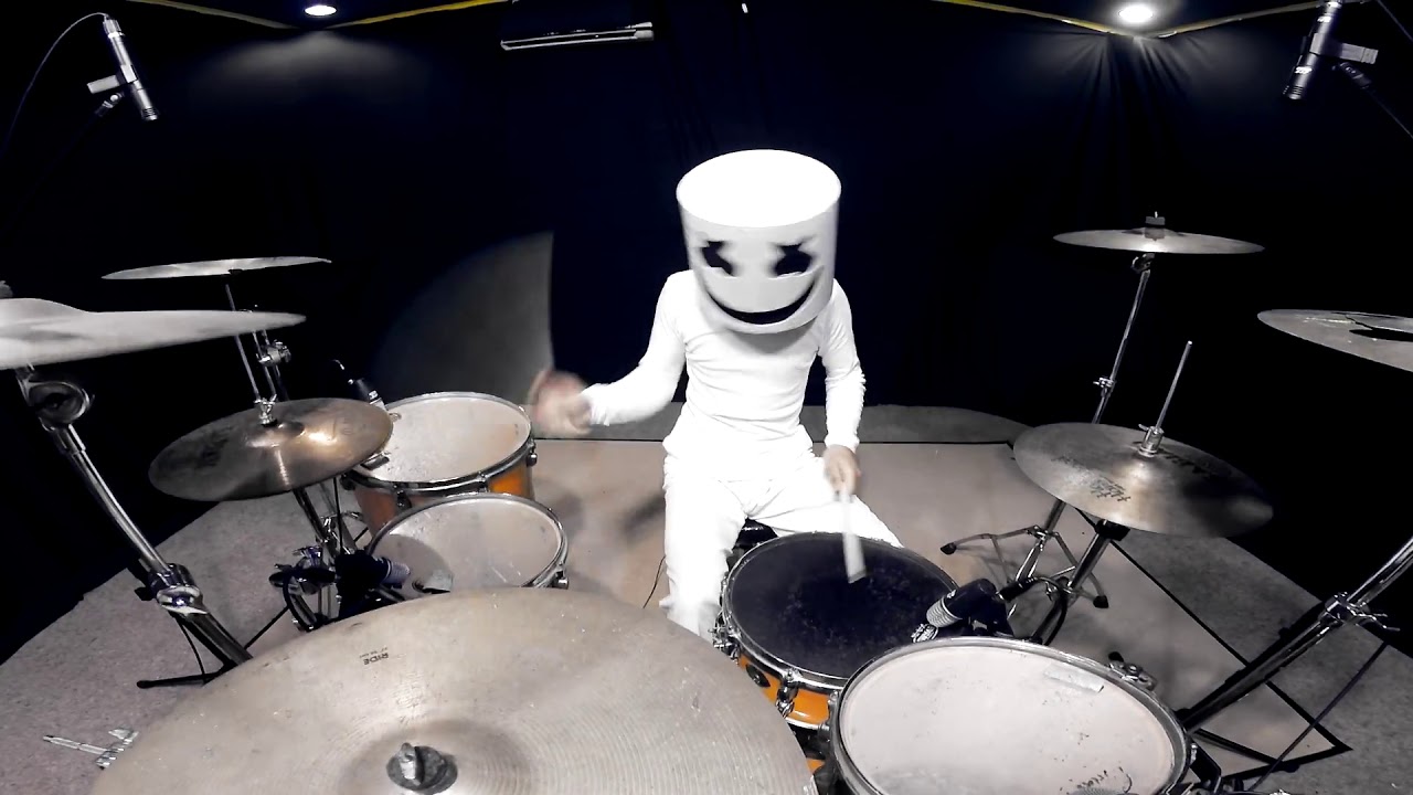 alone marshmello drum cover ixora wayan YouTube