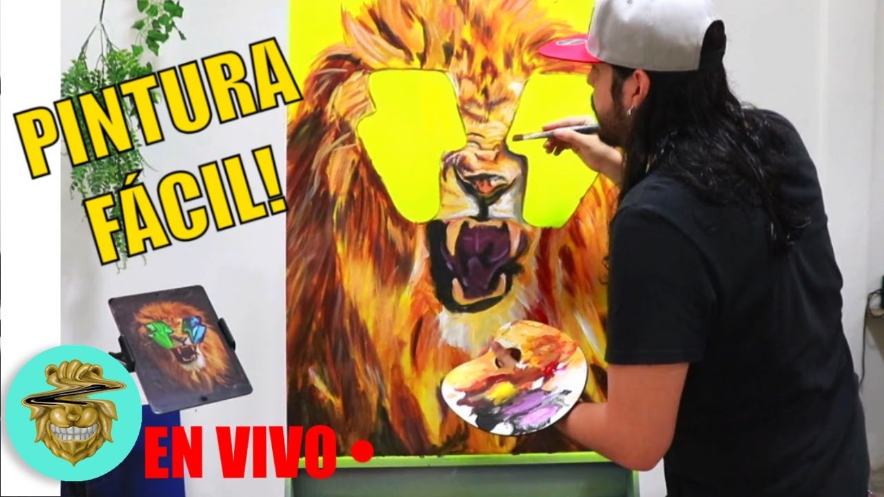COMO PINTAR un LEON PASO a PASO! #2 - YouTube