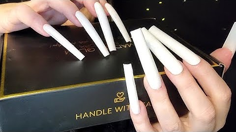 ASMR Fast Box Tapping | Extremely Long Nails | No Talking After Intro