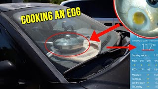 Cooking An Egg In A Car