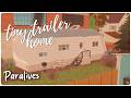 Tiny Trailer Home with Skylight Speed Build | Paralives