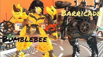 Transformers Stop motion BUMBLEBEE VS BARRICADE