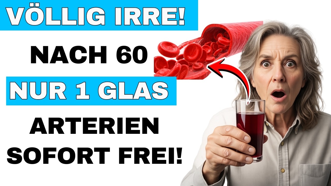 #1 Getränk gegen verstopfte Arterien 🫀 | Dieses Getränk reinigt die Gefäße – wissenschaftlich belegt