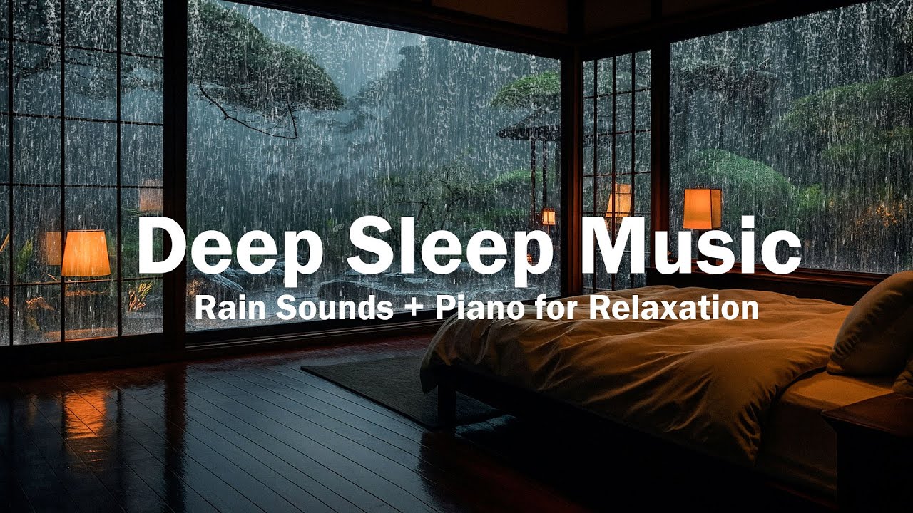 Relaxing Piano Music – Healing Rain Sounds for Deep Sleep Instantly ...