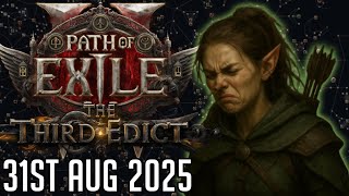 PoE2 Third Edict - The Ultimate PooPoo Build - 31st Aug 2025