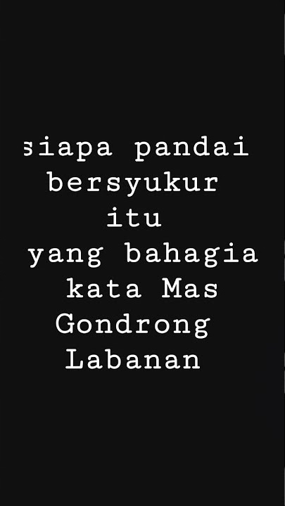 resep bahagia Gondrong Labanan part 3#shorts