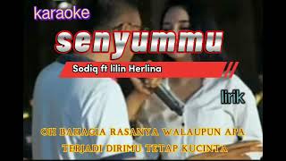 Download Lagu senyummu cover Sodiq ft lilin Herlina Monata music versi karaoke duet dangdut tanpa vokal