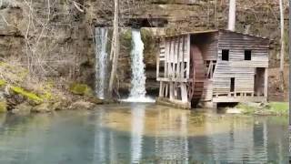Falling Spring mill in the spring