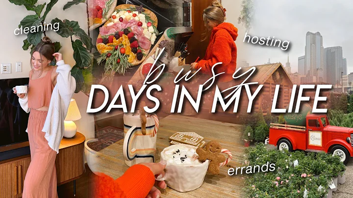 DAYS IN MY LIFE | hosting a christmas party, deep ...
