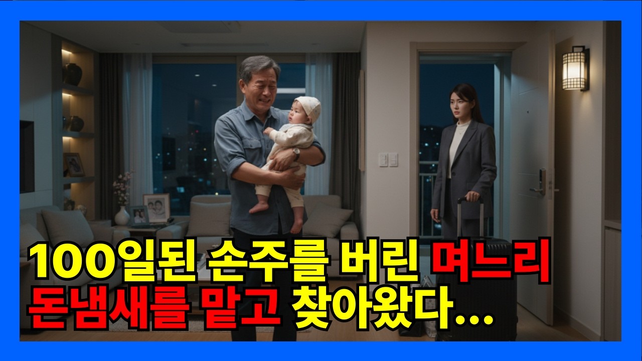 100일 된 아이를 놓고 나간 며느리 #유투브드라마 #오디오북 #오디오드라마 #감동사연 #가족이야기