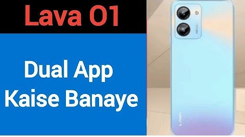 Lava o1 me dual App kaise banaye, how to set app lock in Lava o1