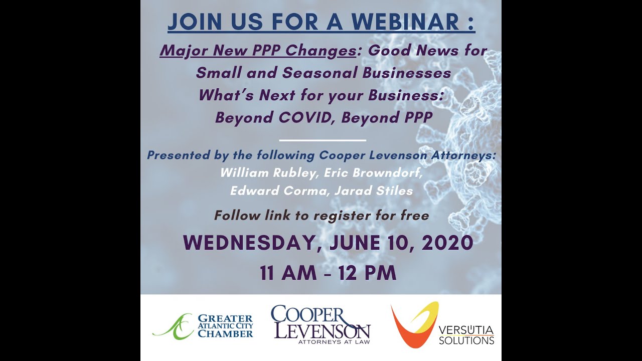 Major New PPP Changes Good News for Small & Seasonal Businesses YouTube