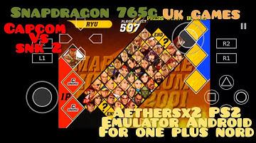 Capcom vs SNK 2 | Aethersx2 PS2 Emulator | Android Snapdragon 765G | Gameplay