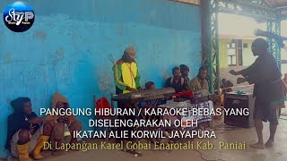 Panggung Hiburan Karaoke Bebas Yang Diselenggarakan Oleh Ikatan Alie Korwil Jayapura.