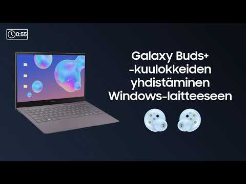 Galaxy Buds+ kuulokkeiden yhdistäminen Windows tai Mac Galaxy Buds+ kuulokkeiden yhdistäminen Windows tai Mac