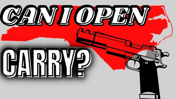 can i open carry a gun in nc youtube