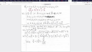 Section 12.2 Calculus 3. Vectors