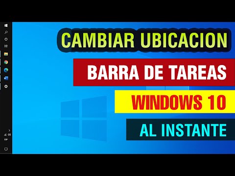 Video: Cómo Cambiar La Ubicación De La Barra De Tareas