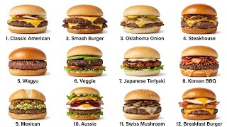 Every Type of Burger Style in the World Explained 🍔