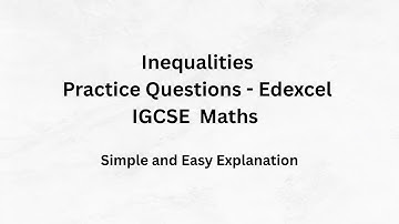 Inequalities Practice Question - Edexcel IGCSE Maths B
