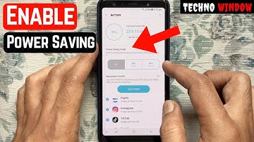 How to Enable Power Saving Mode in Samsung Galaxy A7 (2018)