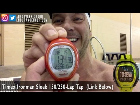 How To Count Swim Laps with the Timex Ironman Sleek 150/250 Lap TapScreen with Dave Erickson