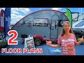 Small rv trailer living at its best nucamp tab 400 two floor plans