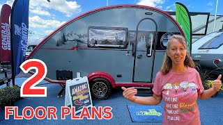SMALL RV TRAILER LIVING at IT'S BEST NuCamp TAB 400 TWO FLOOR PLANS by Loving Life Hitched Up 4,238 views 5 months ago 7 minutes, 25 seconds