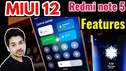 MIUI 12 Top Features Quick Look || Redmi Note 5 MIUI 12 Android Pie