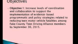 Grant Writing Goals Objectives and Activities
