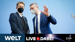 CORONA-COMEBACK: Briefing von Lauterbach zu explodierenden Covid-Zahlen | WELT Live dabei
