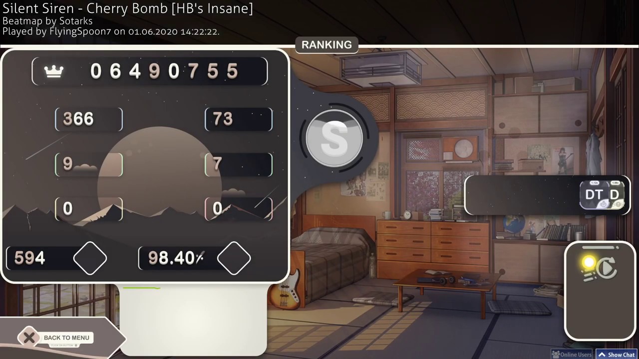 [osu!] Silent Siren Cherry Bomb [HB's Insane] +HDDT YouTube