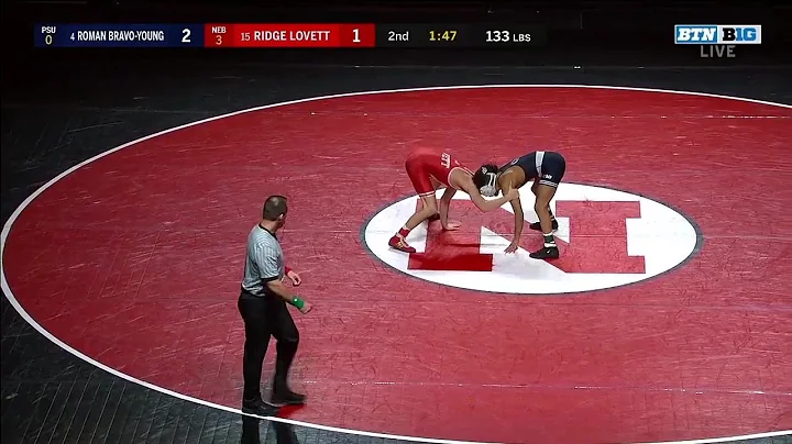 133 LBS: #4 Roman Bravo-Young (Penn State) vs. #15...