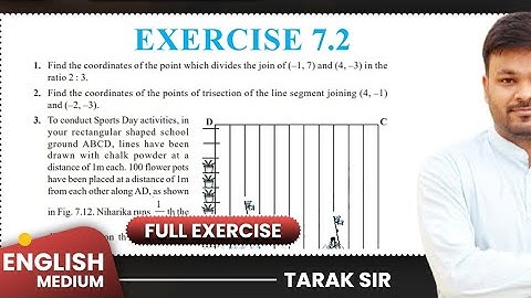 Class 10 Maths Exercise 7.2 Ncert Solution | CBSE | Chapter 7 Coordinate Geometry | 10th Ex 7.2