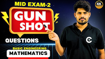 Maths Gun Shot Questions | MID Exam - 2 | chaitumawa7