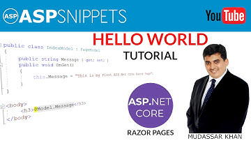 ASP.Net Core Razor Pages: Hello World Tutorial